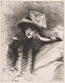 James Tissot Collection: Berthe, 1883. Creator: James Tissot