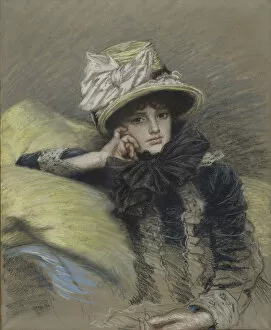Pastel On Cardboard Collection: Berthe, ca. 1883