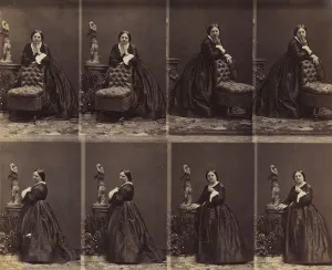 André Adolphe Eugène Prints: Berthe, January 22, 1862-April 1862. Creator: Andre-Adolphe-Eugene Disderi