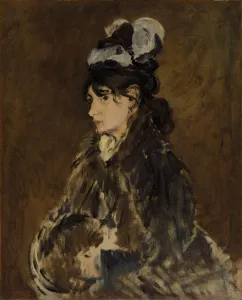 Berthe Morisot, c. 1869-73. Creator: Edouard Manet (French, 1832-1883)