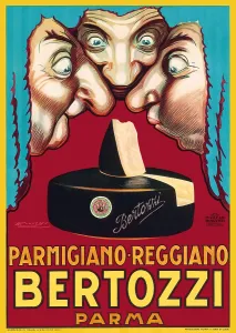 Art Deco Prints: Bertozzi Parmigiano Reggiano, 1930. Creator: Mauzan, Luciano Achille (1883-1952)
