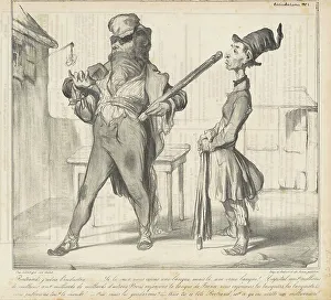 Bertrand, j'adore l'industrie... 19th century. Creator: Honore Daumier