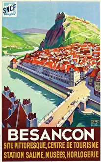 Railroad Prints: Besancon, c1930. Creator: Broders, Roger (1883-1953)