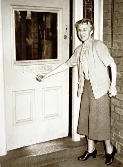 Opening Prints: Bess Thomas, Chief Librarian Mosman Library, 1945 -1962. Creator: Unknown
