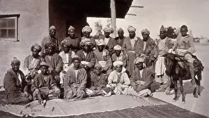 John Burke Prints: Besutee Hazara chiefs, Afghanistan, c1880. Creator: John Burke
