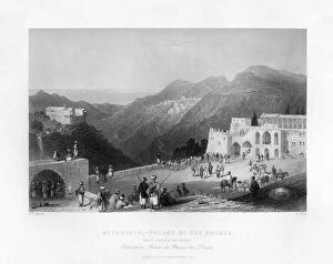 Bartlett Collection: Beteddein, Palace of the Druses (Druze), Lebanon, 1841.Artist: W Floyd