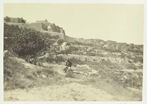 F Frith Collection: Bethlehem, with the Church of the Nativity, 1857. Creator: Francis Frith