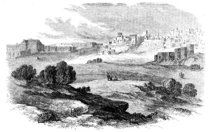 Beit Lehem Prints: Bethlehem - from Laborde, 1858. Creator: Unknown