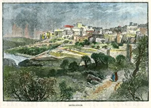 Harmsworth Prints: Bethlehem, Palestine, c1885. Artist: J Harmsworth