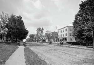 Residential Street Prints: Bethlehem St. looking west, Bethlehem, White Mts. N.H. c1907. Creator: Unknown