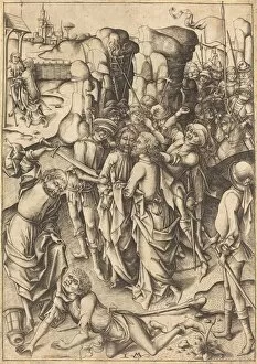 Disciple Gallery: The Betrayal, c. 1480. Creator: Israhel van Meckenem