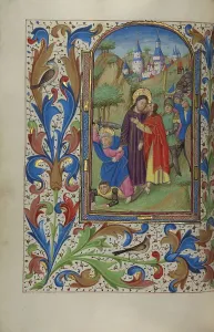 Betraying Prints: The Betrayal of Christ; Book of Hours, about 1450-1455. Creator: Master of the Lee Hours
