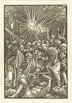 Raising Prints: The Betrayal of Christ, c. 1513. Creator: Albrecht Altdorfer