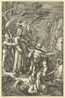 Gethsemane Gallery: The Betrayal of Christ, from The Passion of Christ, ca. 1598-1617. Creator: Unknown