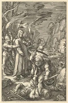 Gethsemane Prints: The Betrayal of Christ, from The Passion of Christ, ca. 1598-1617. Creator: Unknown