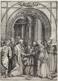 Early 16th Century Prints: The Betrothal of the Virgin, c