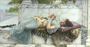 Relaxation Collection: The Betrothed, 1892. Artist: John William Godward