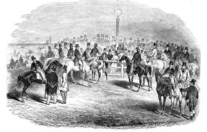Racehorse Owner Prints: The Betting Ring, Derby Day, Epsom Races, 1844. Creator: Unknown
