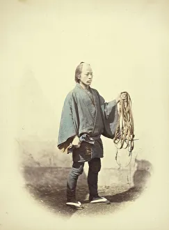 Vignette Prints: Bettoes, or Grooms, 1866-1867. Creator: Felice Beato