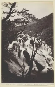 Bedford Francis Prints: Bettws-y Coed, The Swallow Falls from Above, 1860 / 94. Creator: Francis Bedford