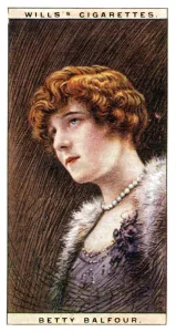 Balfour Gallery: Betty Balfour (1903-1977), English actress, 1928.Artist: WD & HO Wills