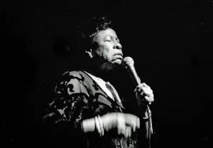 Improvisation Prints: Betty Carter, Ronnie Scotts Jazz Club, Soho, London, March 1994. Creator: Brian O Connor
