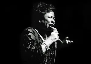 Betty Carter, Ronnie Scotts Jazz Club, Soho, London, March 1994. Creator: Brian O Connor