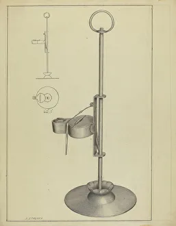 Jack Staloff Prints: Betty Lamp, c. 1936. Creator: Jack Staloff