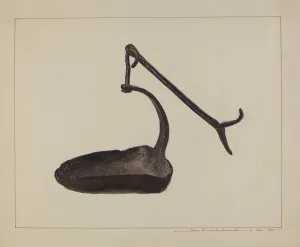John Swientochowski Prints: Betty Lamp, c. 1938. Creator: John Swientochowski