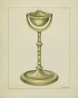 Johnson Philip Prints: Betty Lamp, c. 1939. Creator: Philip Johnson