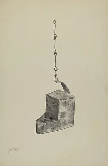 Tuccio Amelia Prints: Betty Lamp, c. 1940. Creator: Amelia Tuccio