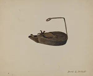 De Vault Davids Prints: Betty Lamp, c. 1941. Creator: Davids De Vault