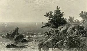 Woodward John Douglas Gallery: On the Beverly Coast, Massachusetts, 1874. Creator: Samuel Valentine Hunt