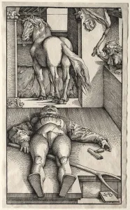 1484 85 1545 Prints: The Bewitched Groom, 1544-45. Creator: Hans Baldung (German, 1484 / 85-1545)