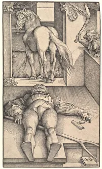 Witchcraft Collection: The Bewitched Groom, ca. 1544. Creator: Hans Baldung