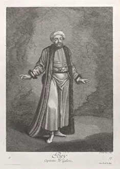 Bey, Capitaine de Galere, 1714-15. Creator: Unknown