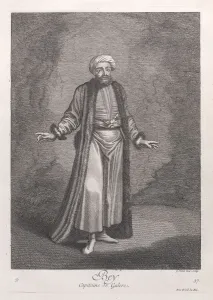 Jean Baptiste Van Mour Prints: Bey, Capitaine de Galere, 1714-15. Creator: Unknown