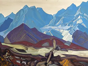 Roerich Prints: From Beyond, 1936. Artist: Nicholas Roerich
