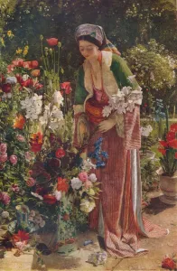Limited Prints: In The Beys Garden, 1865, (1920). Creator: John Frederick Lewis