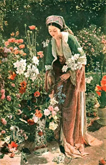 In the Beys Garden, 1865, (c1902). Creator: Unknown In the Beys Garden, 1865, (c1902). Creator: Unknown