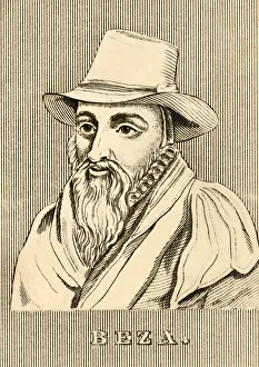 Calvin Gallery: Beza, (1519-1605), 1830. Creator: Unknown