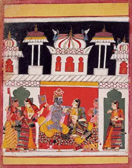 Shiva Prints: Bhairava Raga, Folio from a Ragamala (Garland of Melodies), c1650. Creator: Unknown