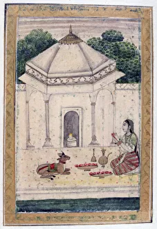 Jean Claude Prints: Bhairavi Ragini, Ragamala Album, School of Rajasthan, 19th century