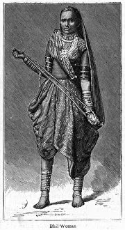 Piercing Prints: Bhil woman, 1886
