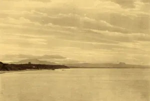 Pyrenees Atlantiques Prints: Biarritz - La Chaine des Pyrenees, c1930. Creator: Unknown