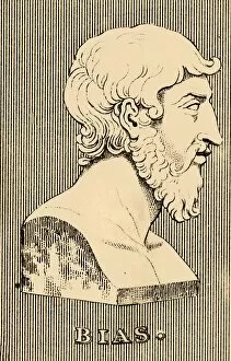 Bias, (died 530 BC), 1830. Creator: Unknown