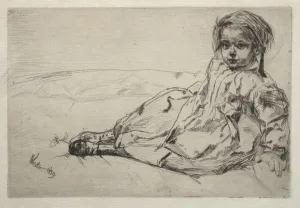 Bibi Valentin, 1859. Creator: James McNeill Whistler (American, 1834-1903)