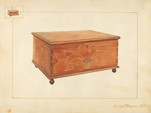 Samuel Fineman Prints: Bible Box, c. 1937. Creator: Samuel Fineman