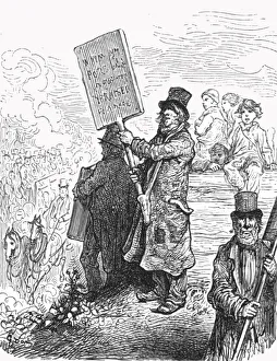 Trader Gallery: Bible Hawker, 1872. Creator: Gustave Doré
