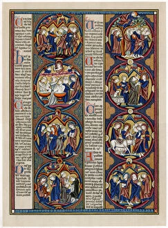 Images Dated 15th September 2007: Bible scenes, late 13th century